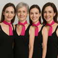 Hot Pink Square Chiffon Scarf  12 PACK 24" x 24" 2152