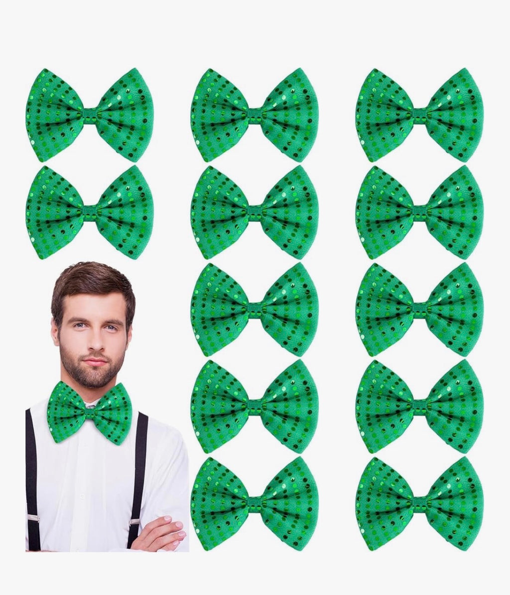 Wholesale St. Patricks Bow Ties |  12 PACK 6803D