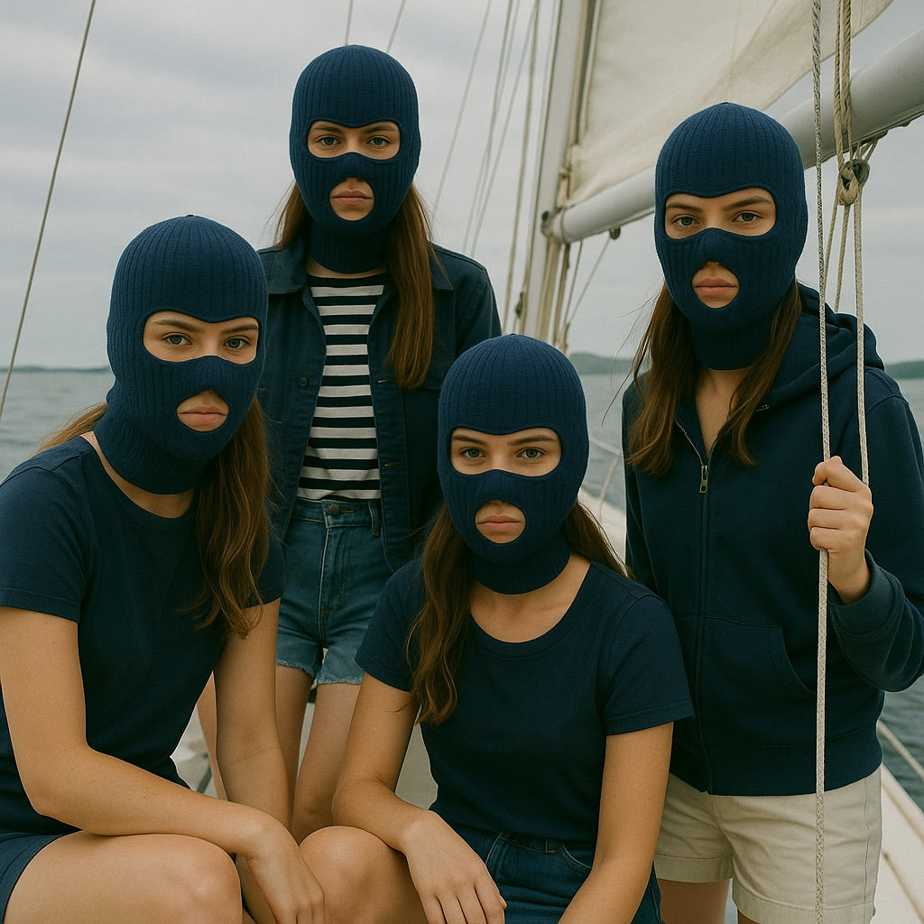 Navy Ski Face Mask Black Mask Sheisty Mask 3059D