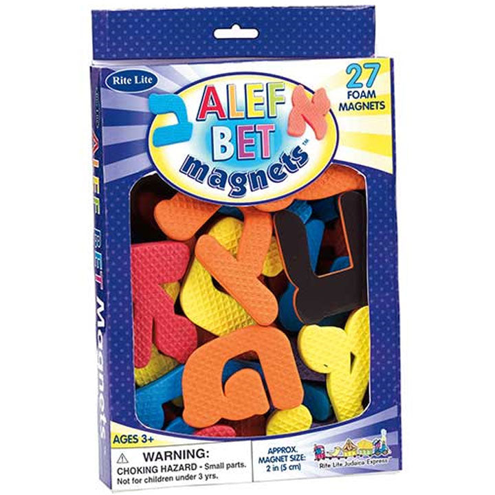 Hannukah Foam Shapes Magnets Complete Alphabet 9207