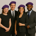 Purple Beret Wool 22.5" Standard Adult Size 1369