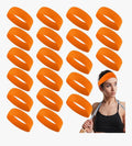 Bulk Orange Sweatbands Headbands 3094
