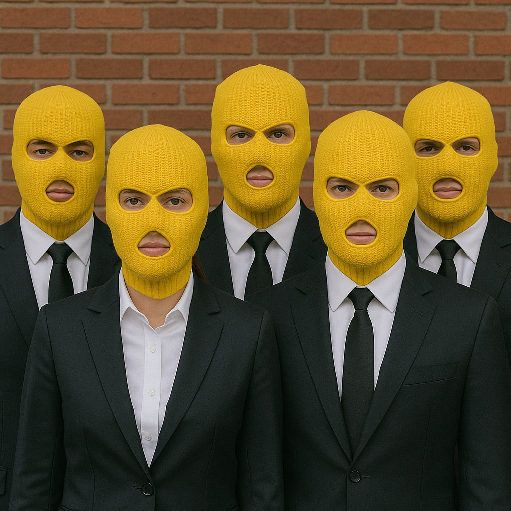 Yellow Ski Face Mask Thief Mask Sheisty Mask   3061Y