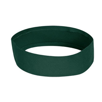 Hunter Green Hat Bands | 2.25' Non Pleated Solid Cotton/ Spandex Twill
