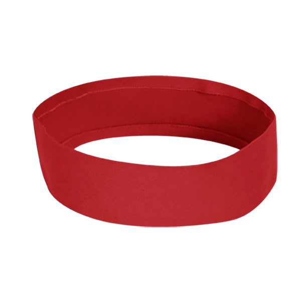 Red Hat Bands | 2.25' Non Pleated Solid Cotton/ Spandex Twill