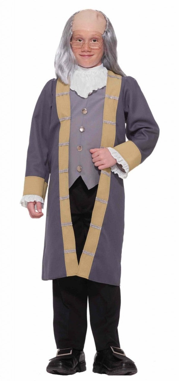 Boys Classic Ben Franklin Costume Small 4718S
