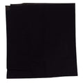 Solid Black Bandanna 22" Square Standard 100% Cotton 12 PACK 1935