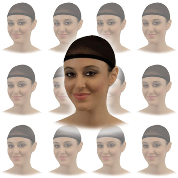 Black Hair Nets Bulk | 100 Pack 12" Width for Foodservice/Hospitals  219EF