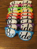 Bride Pinhole Glasses Mixed Colors  With Black Bride Text BP1000