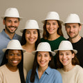 White Fedora Hats Bulk | White Fedoras |  WS1312D Adult Size