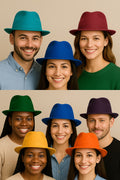 Fedora Hats -Many Different Styles- Sold by 12 PACK | 1300P