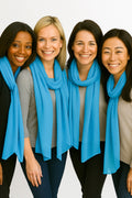 Light Blue Long Sheer Chiffon Scarf   21" x 60" 2134TU