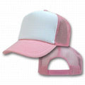 Pink Trucker Caps |  White Front 12 PACK 1468