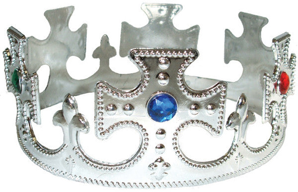 Silver King Costume Crown 1441