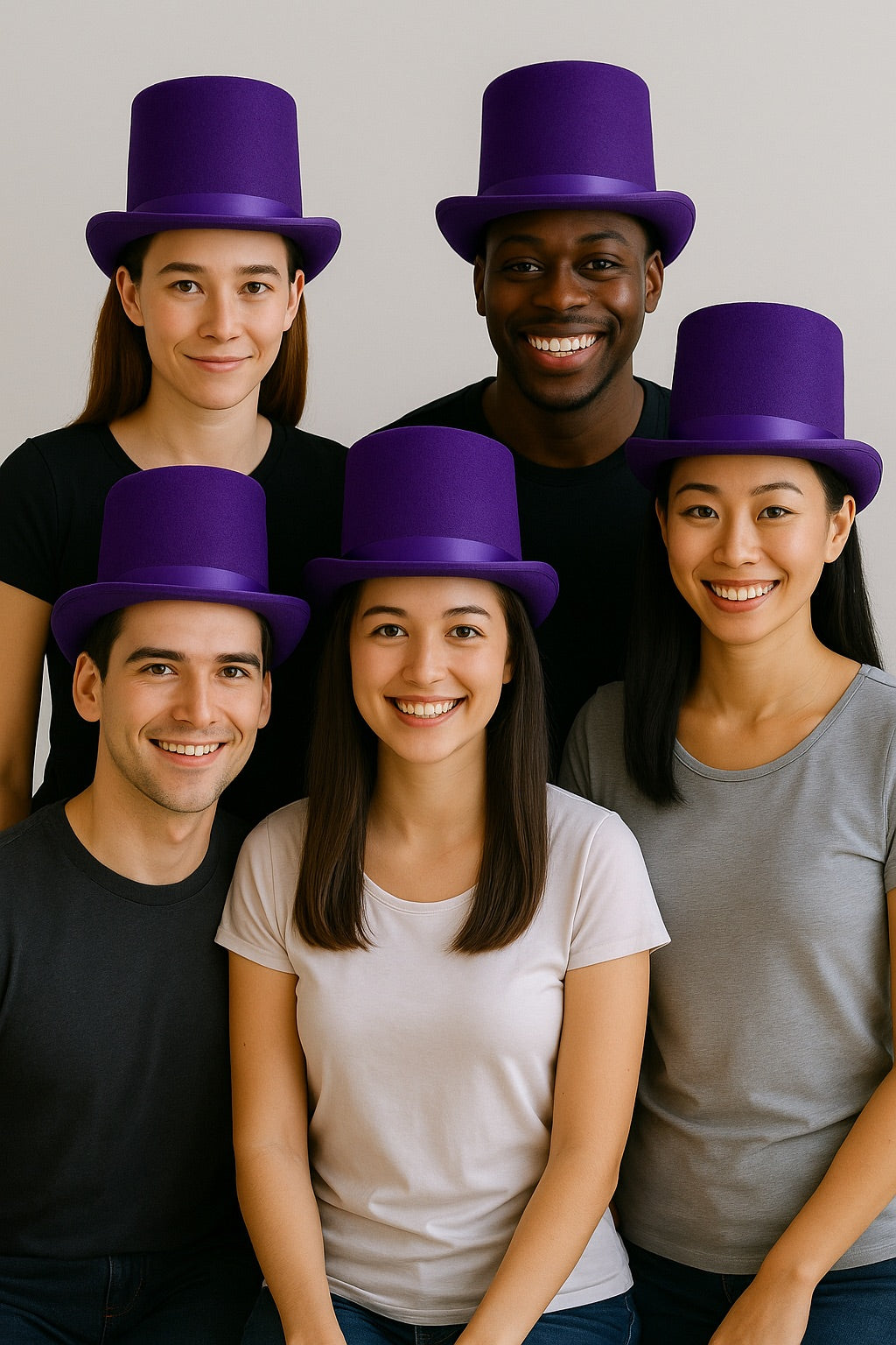 Purple Top Hats |  1358