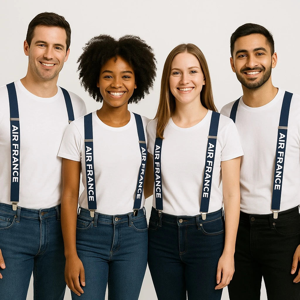 Customized Suspenders TEXT or LOGO 15032