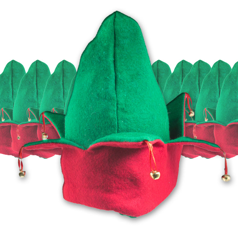 Elf Hats Bulk | Adult 1418D 12 PACK