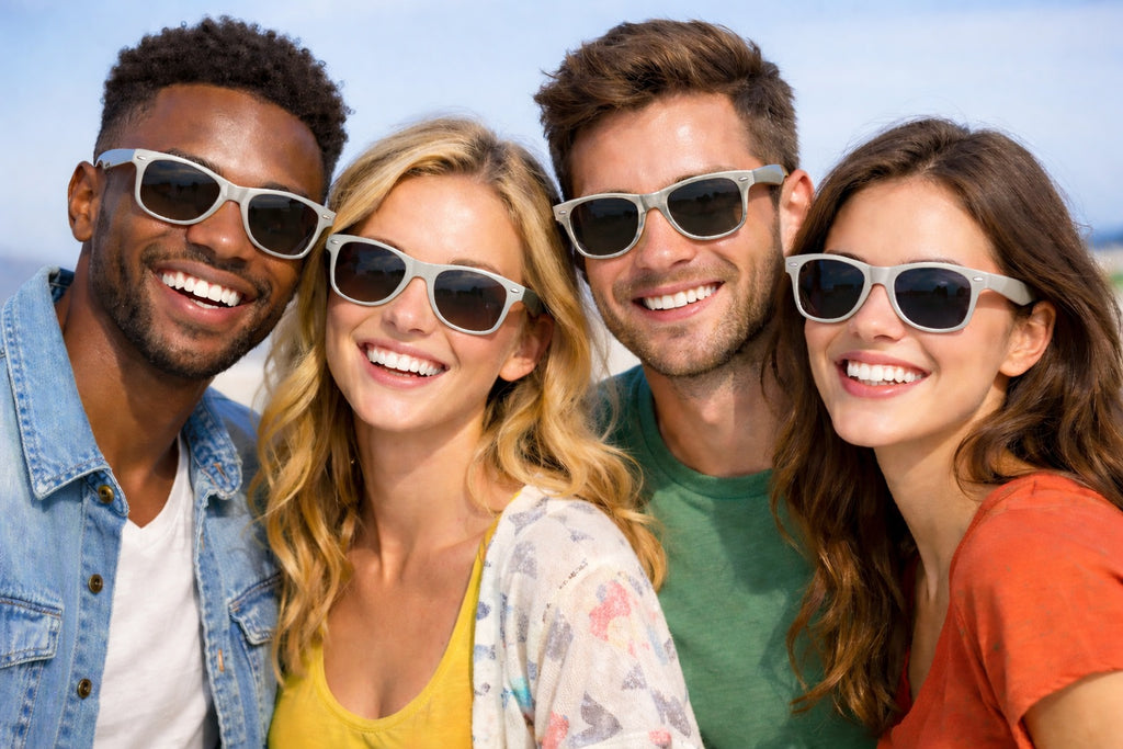 Silver Iconic 80's Sunglasses Adult 12 PACK 16002
