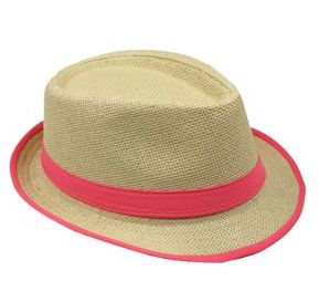 Bright Colorful Sun Hats |  Fedora Pick Color Dozen 1328DZC