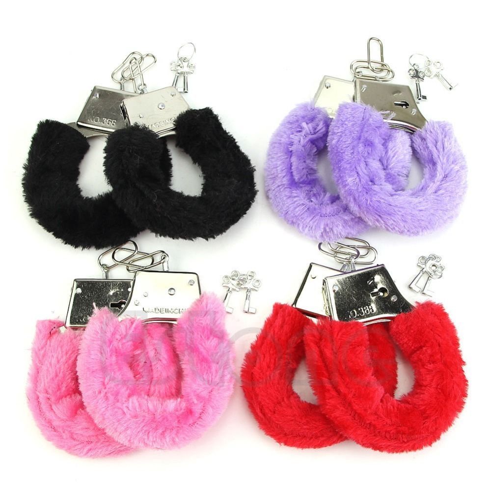 Furry Handcuffs 4 Colors Available 12 - PACK