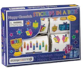 Happy Channukah Stickers 4 rolls 9209