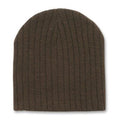 Brown Short Cable Beanie 5711