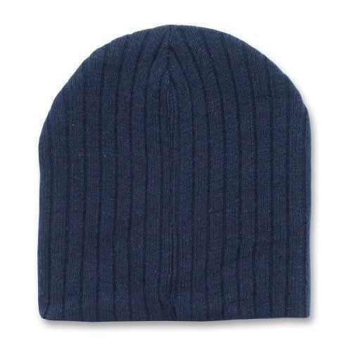 Navy Short Cable Beanie 5712