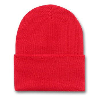 Long Beanie Hat Red 5759