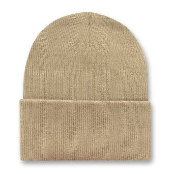 Long Beanie Hat Tan 5753