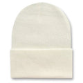 Long Beanie Hat White 5760