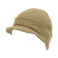 Beanie Visor Cap Tan 5776