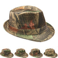 Hunting Fedora Hats 12 PACK 1310HU Adult Size