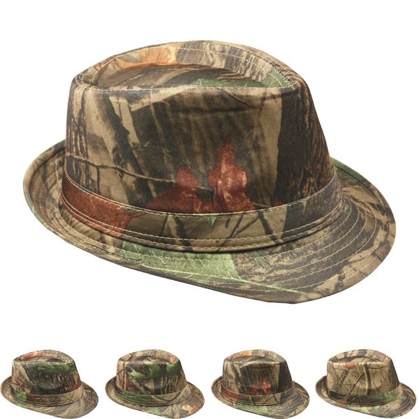 Hunting Fedora Hats 12 PACK 1310HU Adult Size