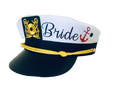 Captain's Yatch Hat Personalized Adult Size 22.5" Standard Circumference for Adults