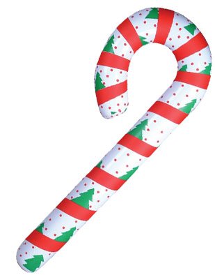 Inflatable Candy Cane 44" 9224