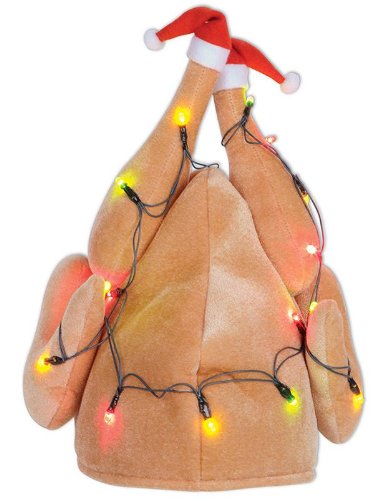 Light Up Turkey Hat Christmas 5968