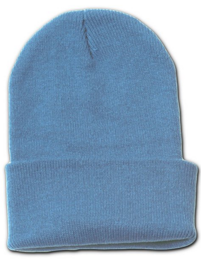 Long Beanie Hat Sky Blue 5768