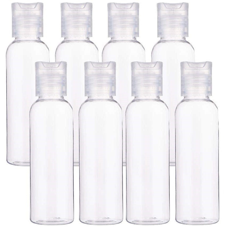 8 OZ Clear Plastic Perfume Empty Bottle Travel Makeup Sanitizer USA 302698