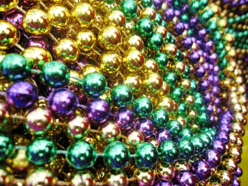Mardi Gras Party Beads Wholesale |  8mm Mixed 6526