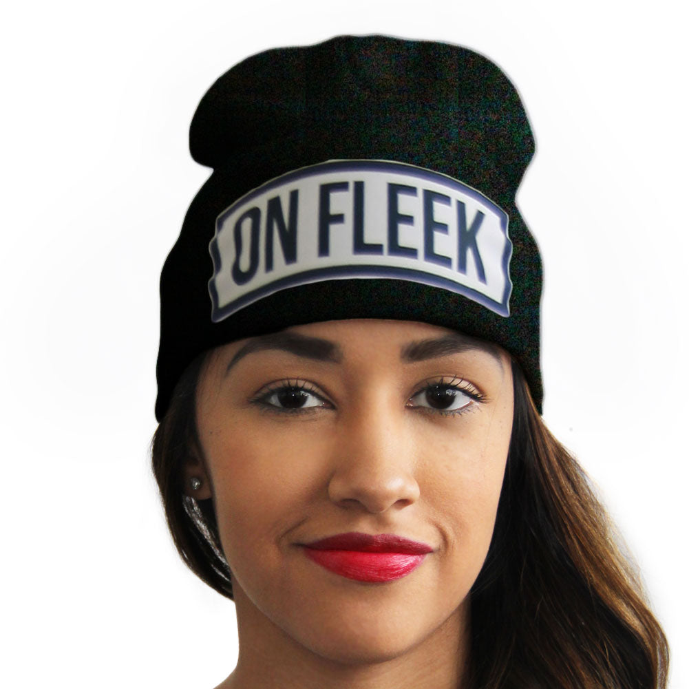 On Fleek Beanies | On Fleek Hats | Slang Beanies®  Ribbed Comfort Knit Hats 10+ Colors 10622