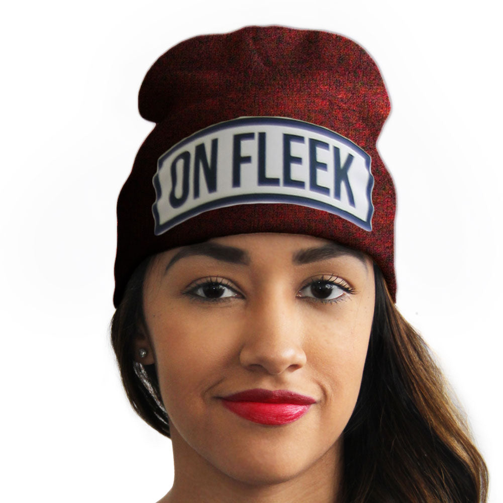 On Fleek Beanies | On Fleek Hats | Slang Beanies®  Ribbed Comfort Knit Hats 10+ Colors 10622