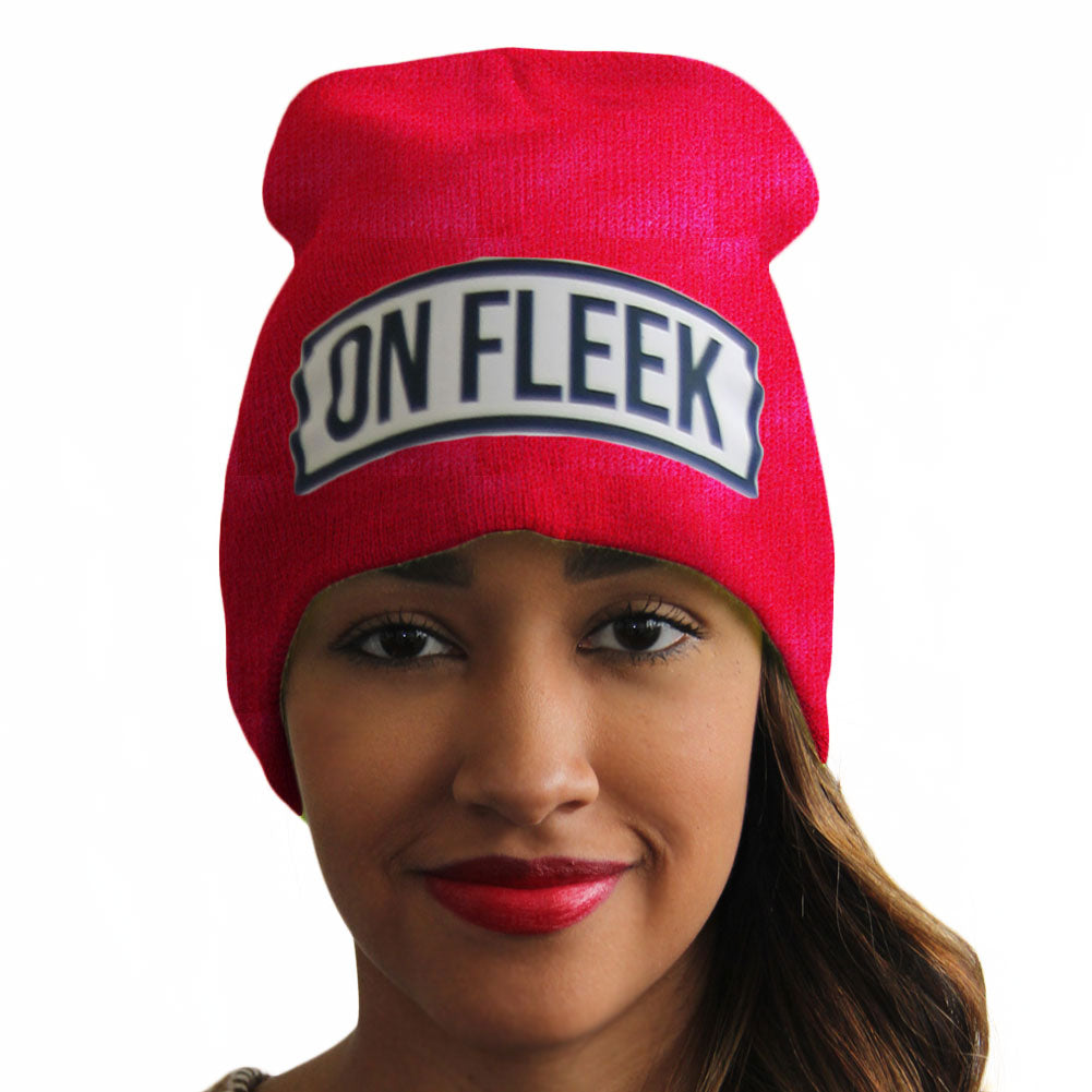 On Fleek Beanies | On Fleek Hats | Slang Beanies®  Ribbed Comfort Knit Hats 10+ Colors 10622