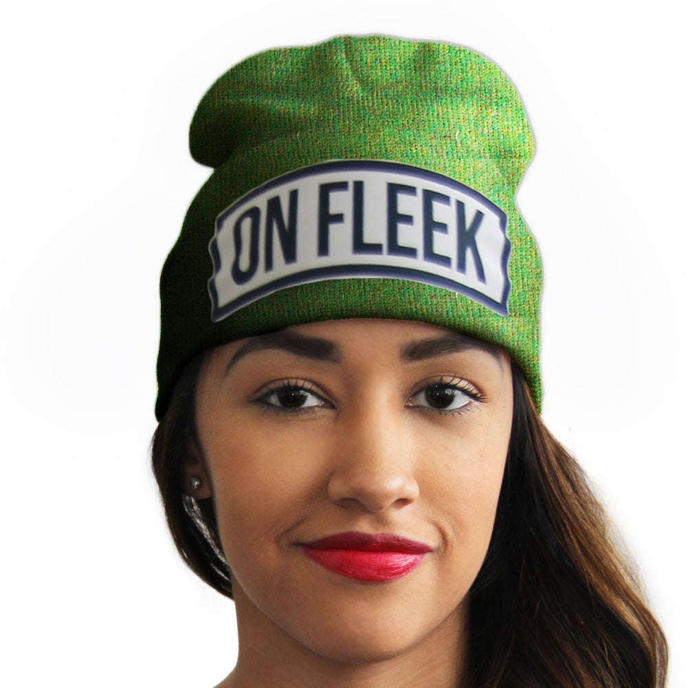 On Fleek Beanies | On Fleek Hats | Slang Beanies®  Ribbed Comfort Knit Hats 10+ Colors 10622