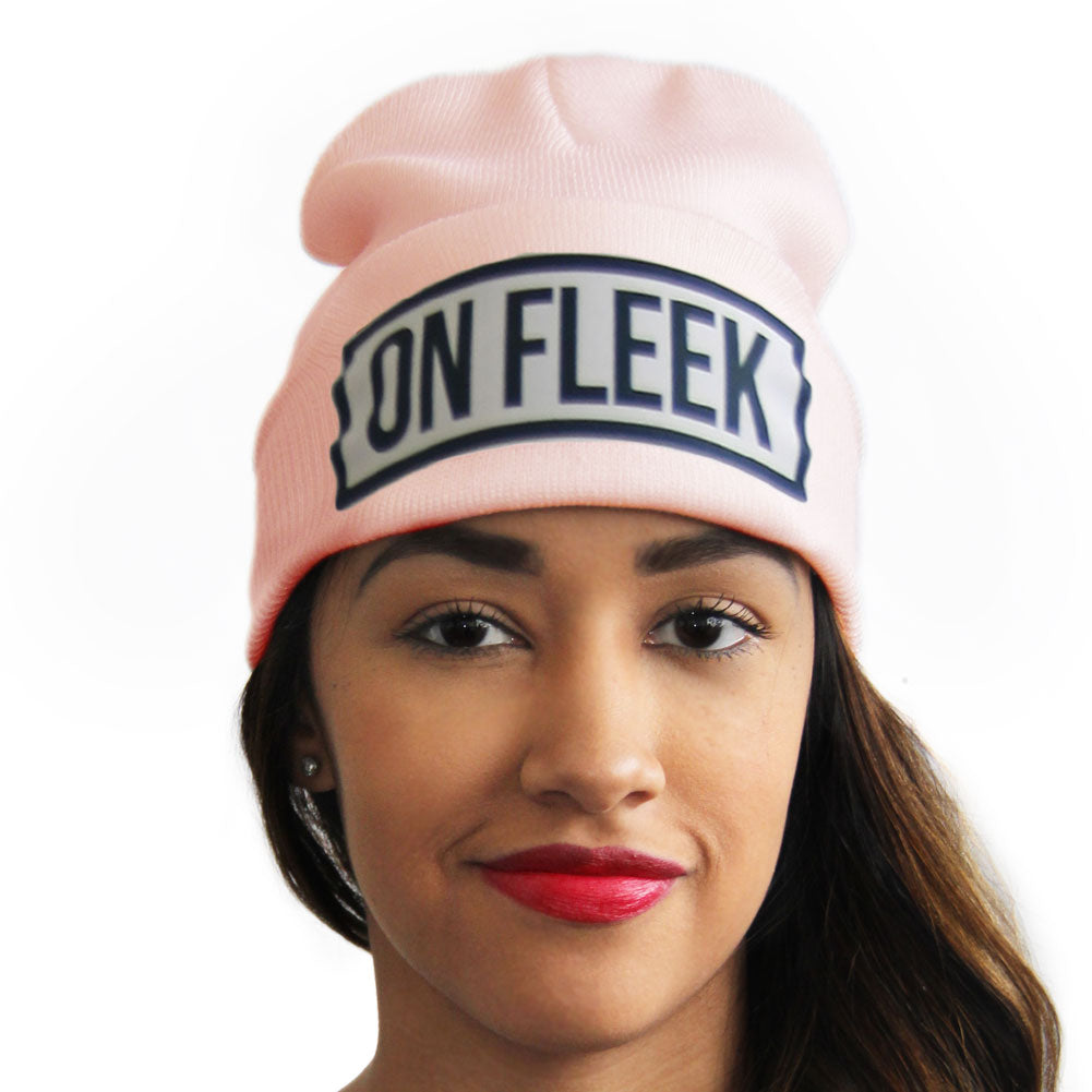 On Fleek Beanies | On Fleek Hats | Slang Beanies®  Ribbed Comfort Knit Hats 10+ Colors 10622