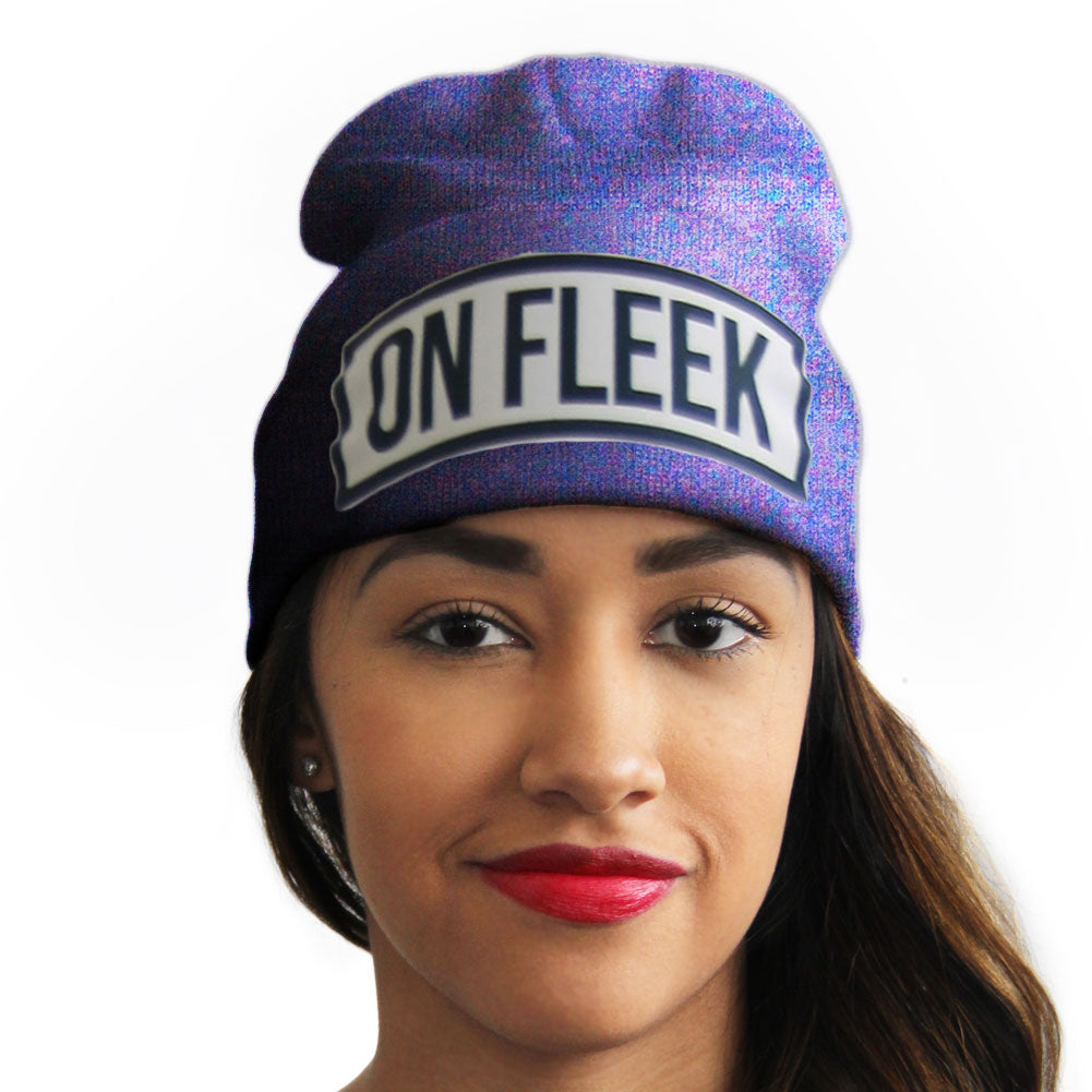 On Fleek Beanies | On Fleek Hats | Slang Beanies®  Ribbed Comfort Knit Hats 10+ Colors 10622