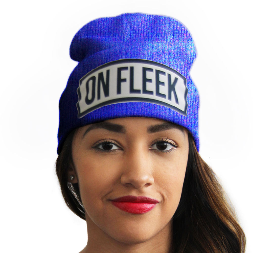 On Fleek Beanies | On Fleek Hats | Slang Beanies®  Ribbed Comfort Knit Hats 10+ Colors 10622