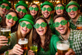 Irish Shamrock Green Shutter Shades | 7111