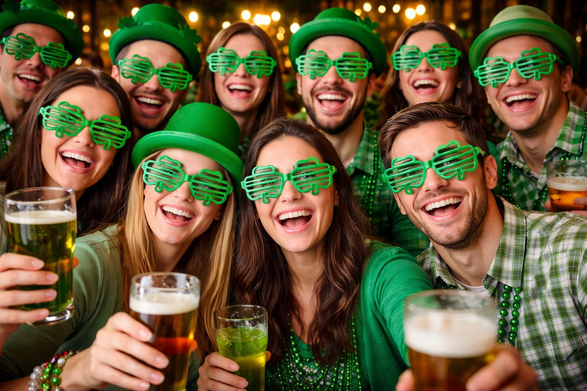 Irish Shamrock Green Shutter Shades | 7111