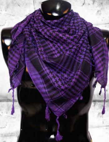 Arab Houndstooth Square Purple/Black 2078