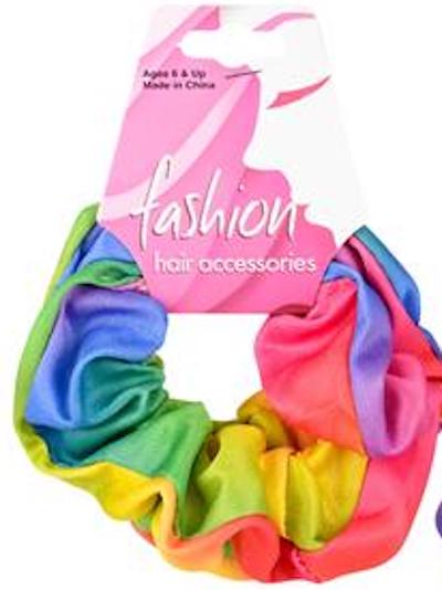 Rainbow Scrunchies 24 PACK